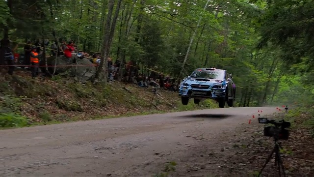 AMERICA’S MOST NOTORIOUS RALLY STAGE KEN BLOCK’S POV FOOTAGE CONCORD POND @ NEFR SHOW SUBARU WRX STI