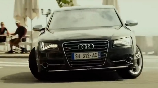 CAR CHASE FROM THE TRANSPORTER REFUELLED SHOW AUDI S8