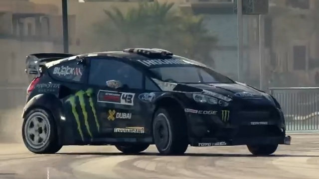 ENZA AZIZA QOBILOVA DOOSET DARAM SLOW MOTION SHOW KEN BLOCK FORD FIESTA