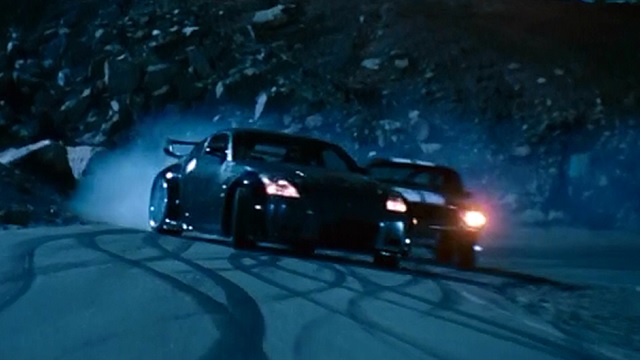 FORD MUSTANG GTR VS NISSAN 350Z SHOW FROM FAST AND FURIOUS TOKYO DRIFT FINAL RACE