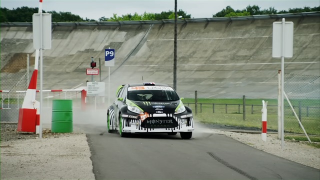 GEORGIAN DANCE NARNARI SLOW MOTION SHOW KEN BLOCK FORD FIESTA