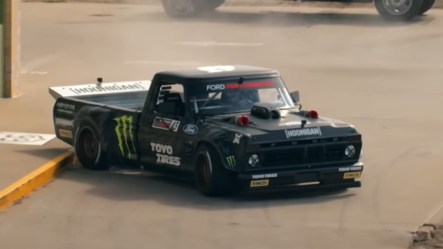 HAMIDSHAX CALIFORNIA SLOW MOTION SHOW KEN BLOCK FORD F 150 HOONITRUCK