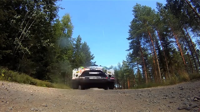 KEN BLOCK AND ALEX GELSOMINO'S CAM AT WRC FINLAND TESTING SHOW FORD FIESTA