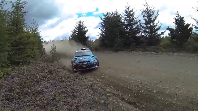 KEN BLOCK AND ALEX GELSOMINO'S TEST FOR THE OREGON TRAIL RALLY 2013 SHOW FORD FIESTA