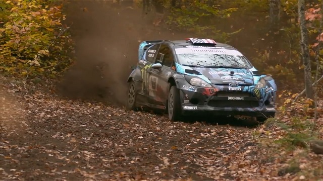 KEN BLOCK AND ALEX GELSOMINO'S TEST SESSION FOR THEIR RALLY AMERICA CHAMPIONSHIP SHOW FORD FIESTA