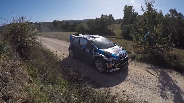 KEN BLOCK AND ALEX GELSOMINO'S TESTS FOR WRC SPAIN 2014 SHOW FORD FIESTA