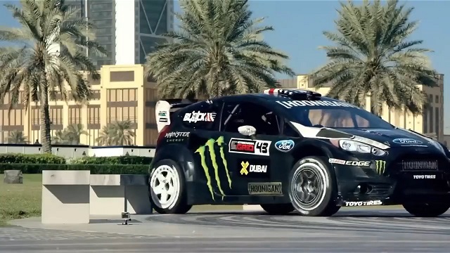 KEN BLOCK DRIFTS DUBAI SHOW FORD FIESTA