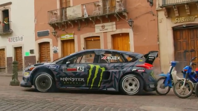 KEN BLOCK DRIFTS MEXICO SHOW FORD FOCUS