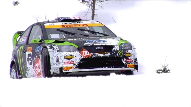 KEN BLOCK GYMKHANA SNOW PIRELLI EVENT RUSSIA 2012 SHOW FORD FOCUS