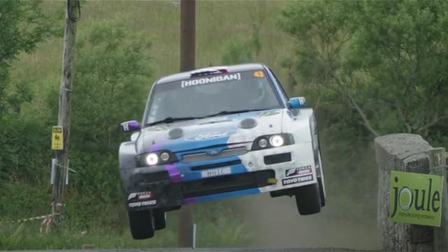 KEN BLOCK’S ALL GOPRO COSSIE V2 RAW ONBOARD FOOTAGE IRISH TARMAC RALLY MADNESS STAGE 13 KNOCKALLA