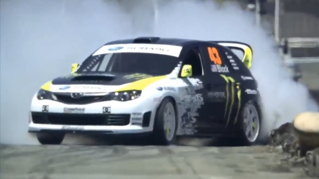 KEN BLOCK’S BEST MOMENTS SHOW SUBARU IMPREZA WRX STI AND FORD FIESTA