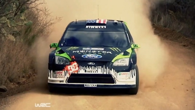 KEN BLOCK'S IN CAR HIGHLIGHTS FROM RALLY MEXICO IN THE MONSTER ENERGY SHOW FORD FOCUS RS WRC