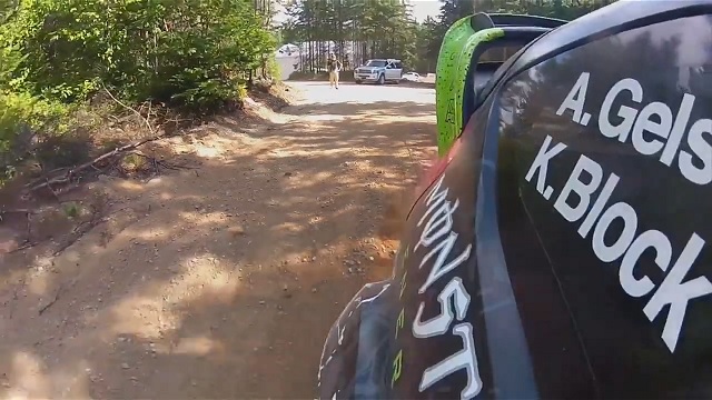 KEN BLOCK TESTS FOR RALLYE DÉFI 2012 SHOW FORD FIESTA