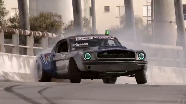 MONSTER ENERGY DRIFT STREETS OF SÃO PAULO TRIBUTE TO @KENBLOCKHHIC SHERIFF BARION SHOW FORD MUSTANG