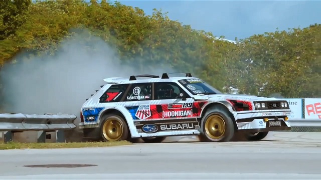 TRAVIS PASTRANA GOES BERSERK IN FLORIDA SHOW SUBARU WAGON